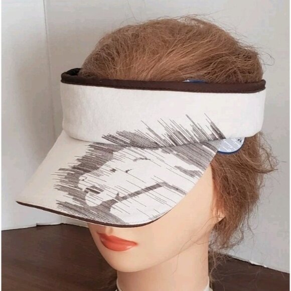 Clench Accessories - NWT CLENCH VISOR HAT BY TONY JONES PRODUCTION IVORY OS